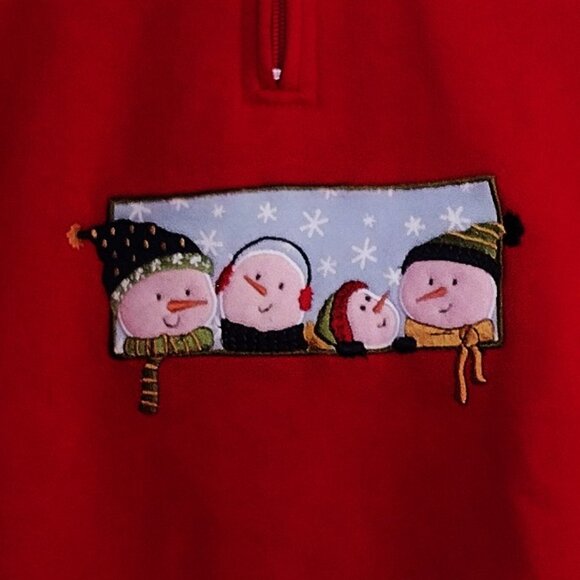 Women's Pull-over 1/2 Zip Winter Sweater by Breckinridge - PETITE SMALL - - Picture 2 of 6